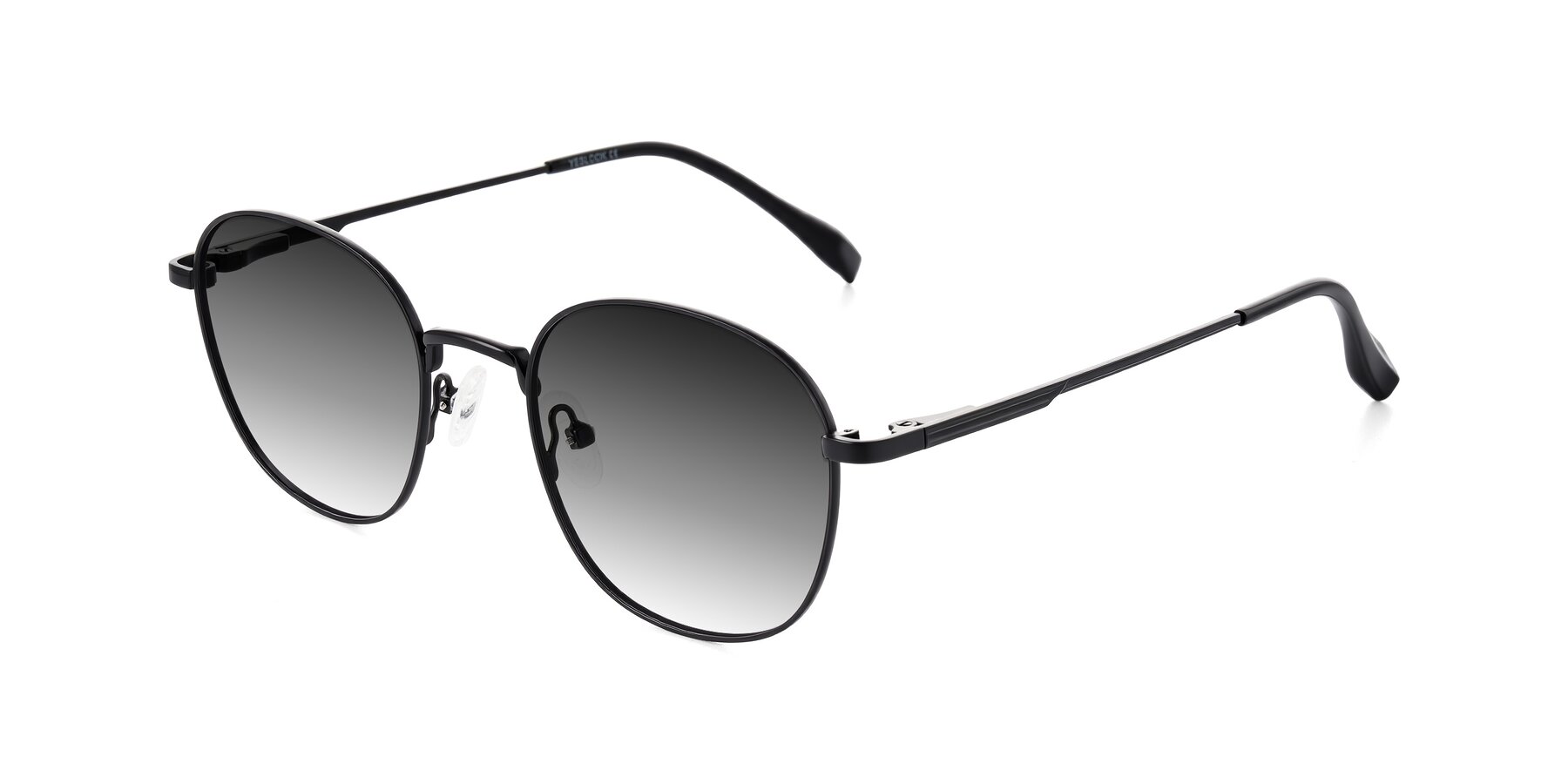 Angle of Inver in Black with Gray Gradient Lenses