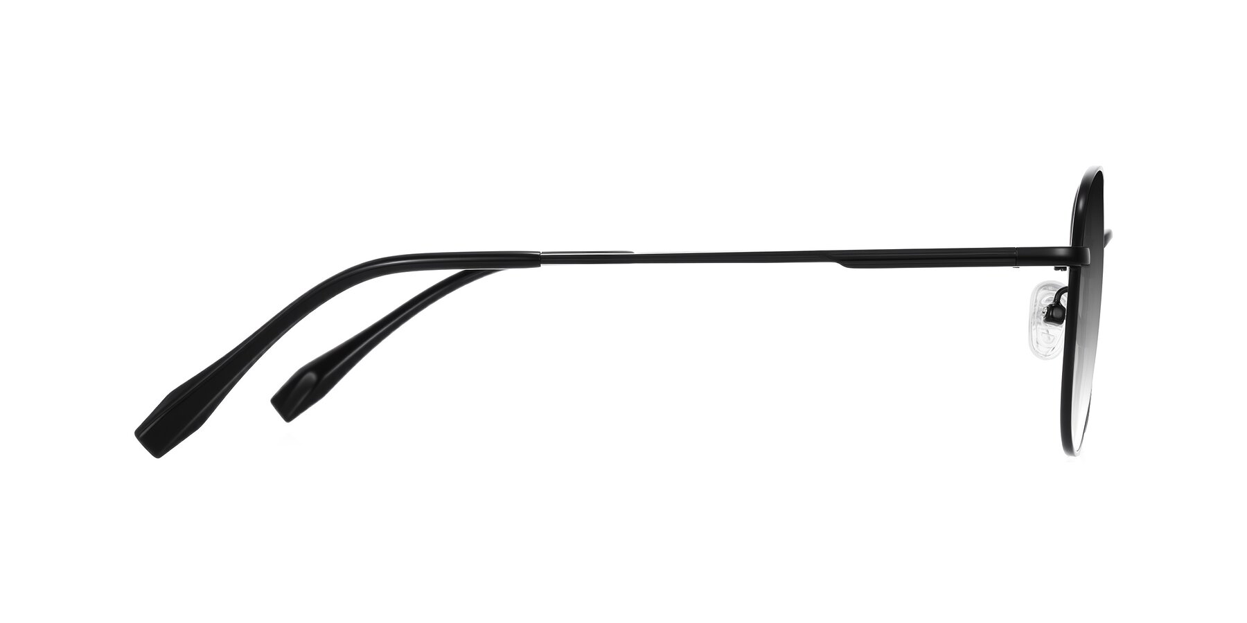 Side of Inver in Black with Gray Gradient Lenses