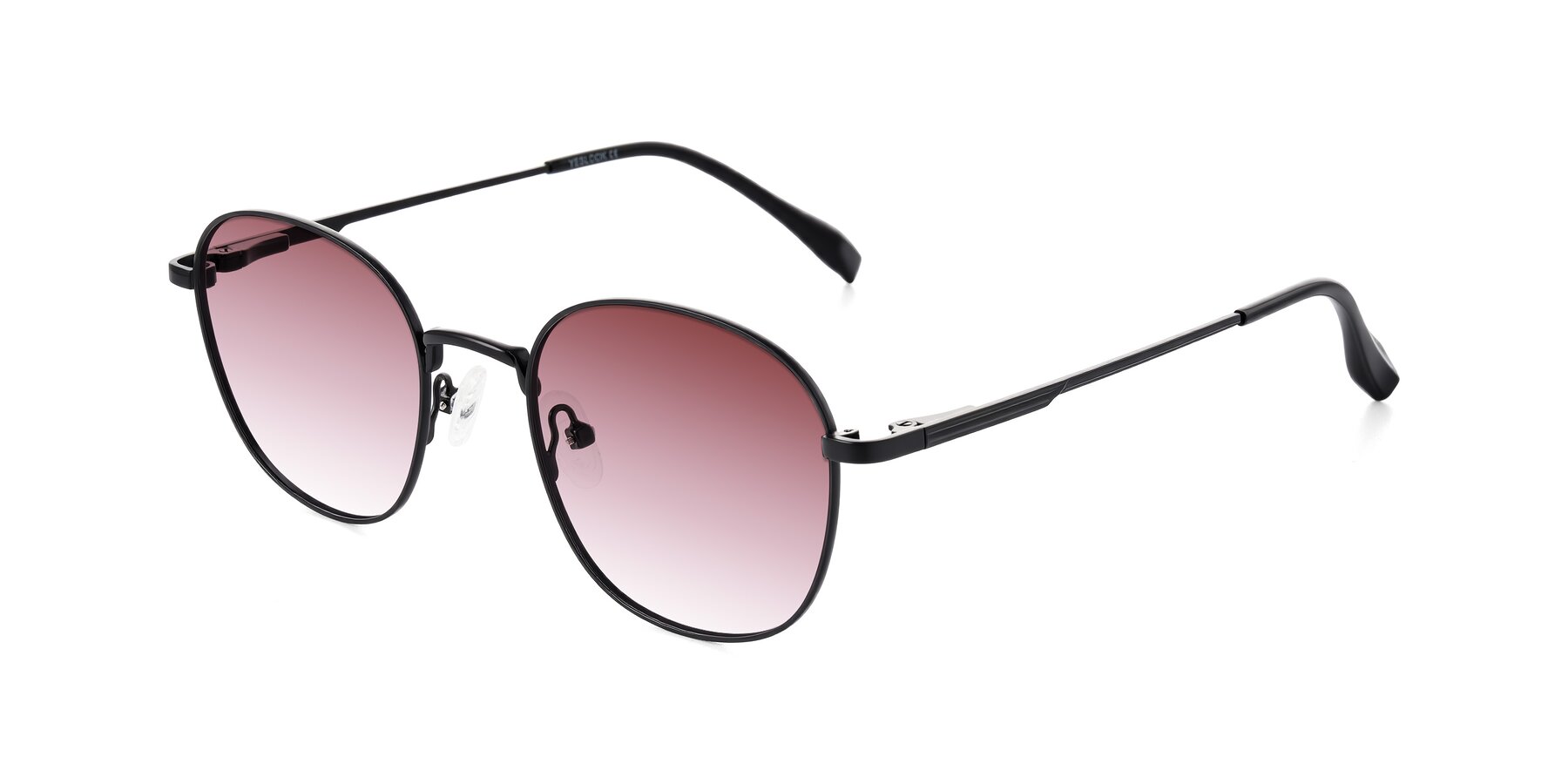 Angle of Inver in Black with Garnet Gradient Lenses