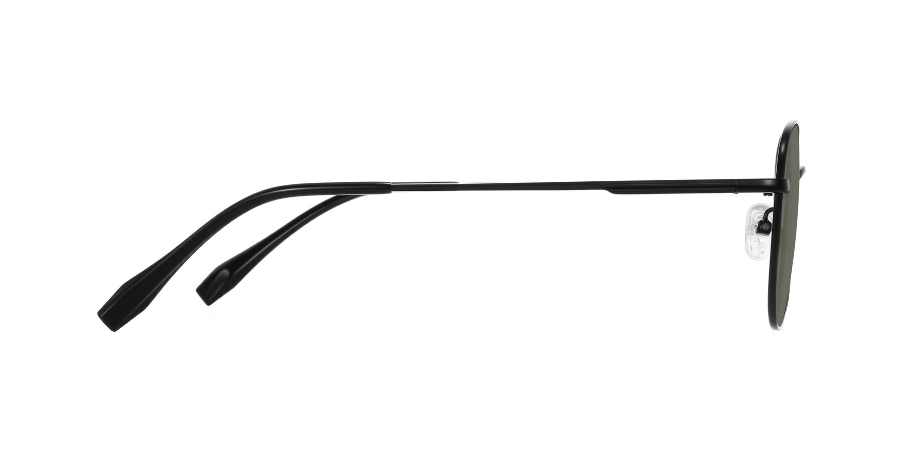 Side of Inver in Black with Gray Polarized Lenses