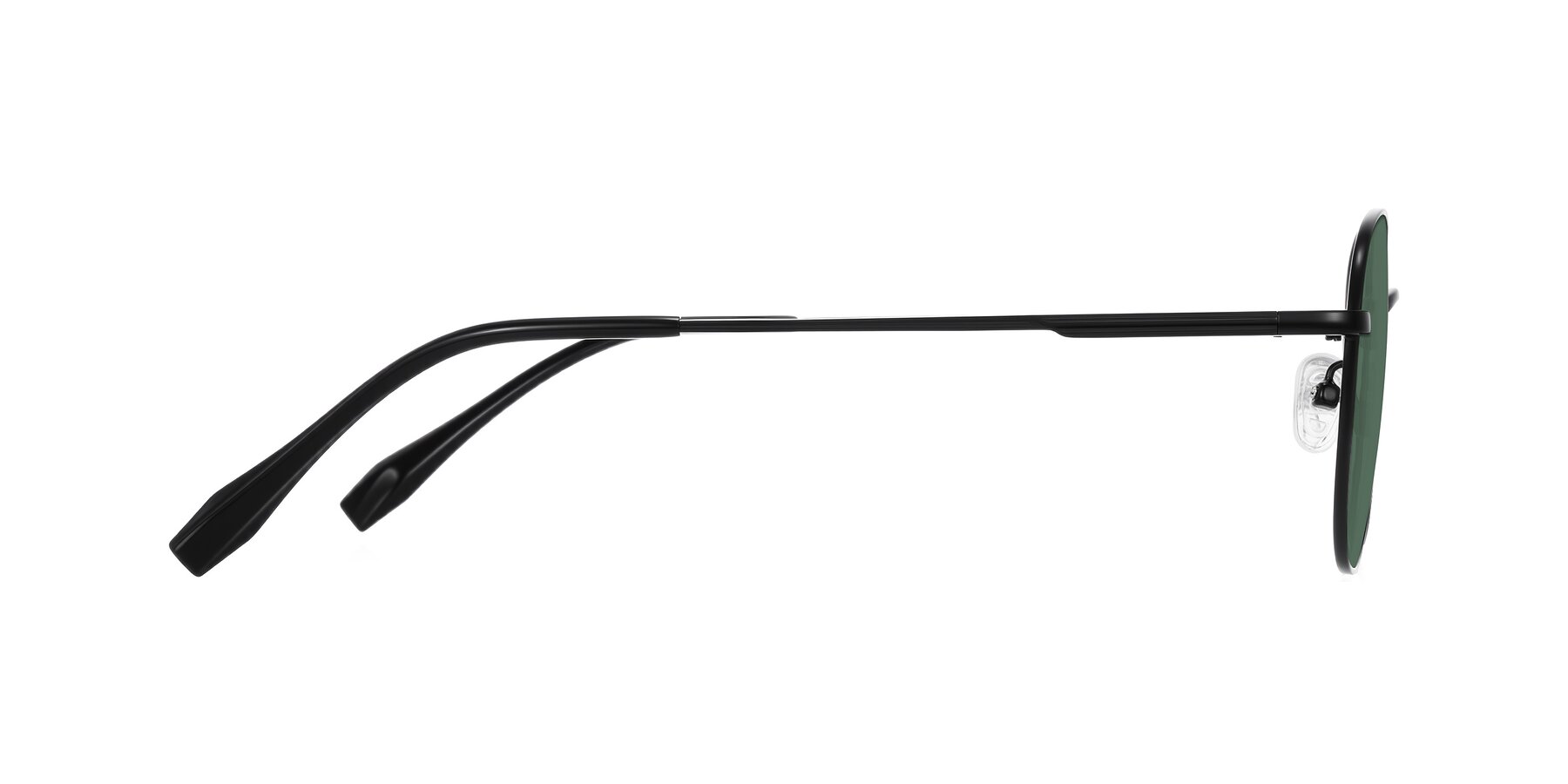 Side of Inver in Black with Green Polarized Lenses
