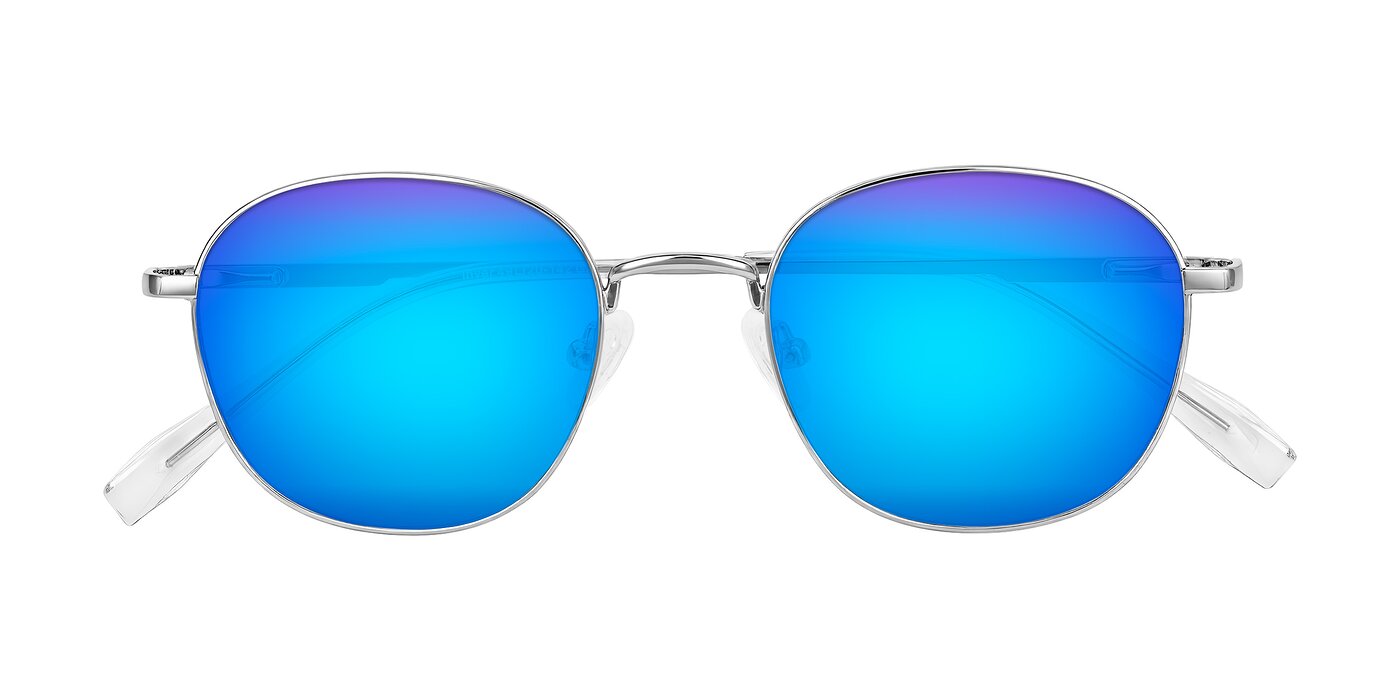 Inver - Silver Flash Mirrored Sunglasses