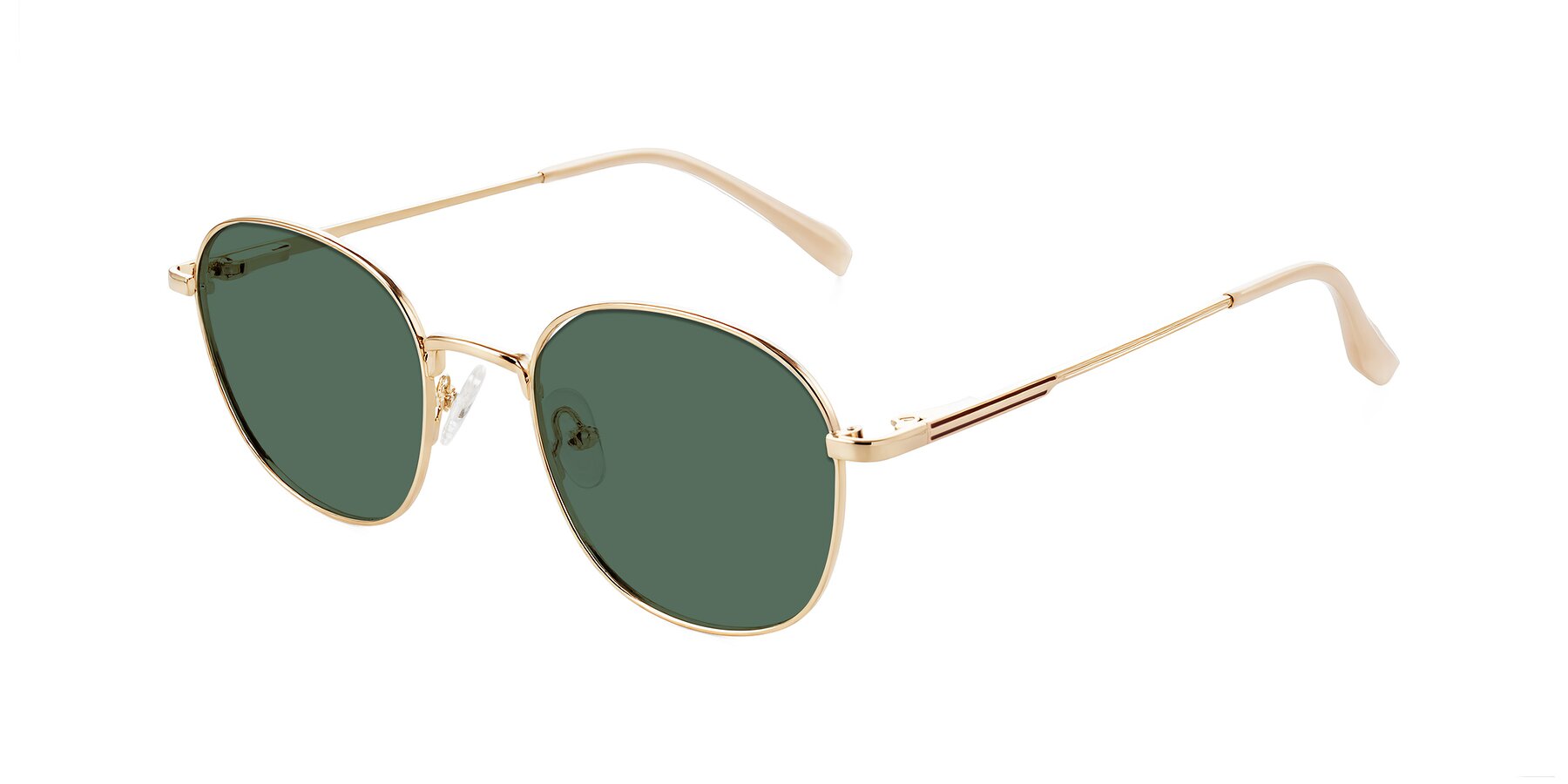 Angle of Inver in Gold with Green Polarized Lenses