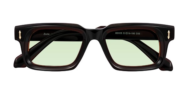 Front of Zade in Translucent Brown