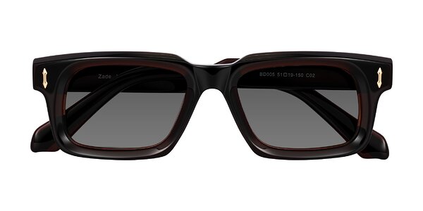 Front of Zade in Translucent Brown