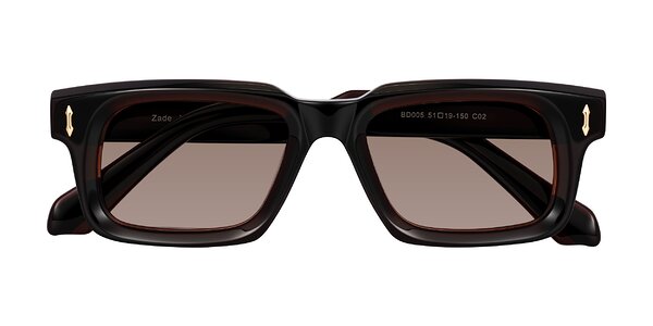 Front of Zade in Translucent Brown