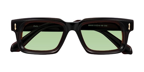 Front of Zade in Translucent Brown