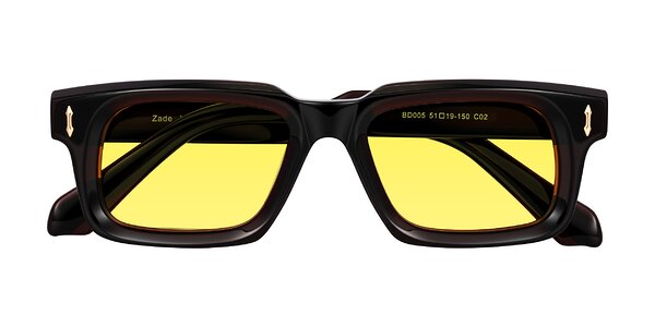 Front of Zade in Translucent Brown