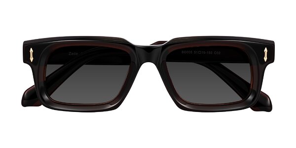 Front of Zade in Translucent Brown