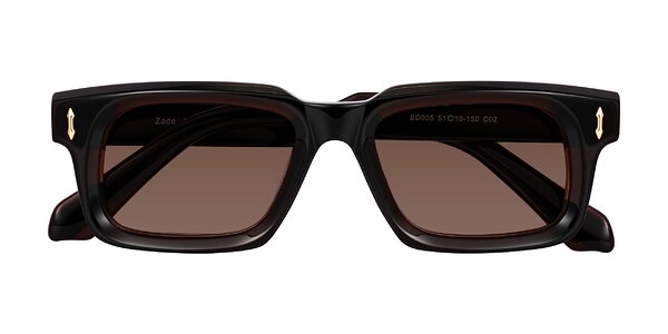 Front of Zade in Translucent Brown