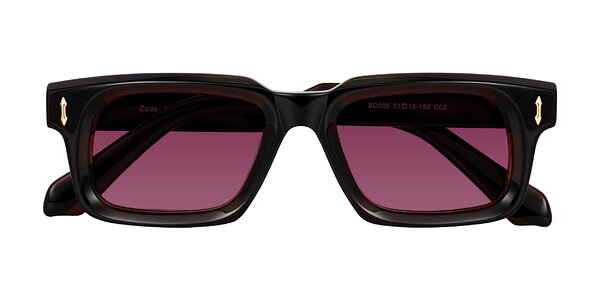 Front of Zade in Translucent Brown