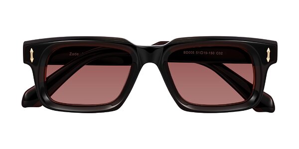 Front of Zade in Translucent Brown