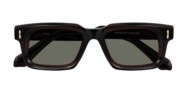Front of Zade in Translucent Brown