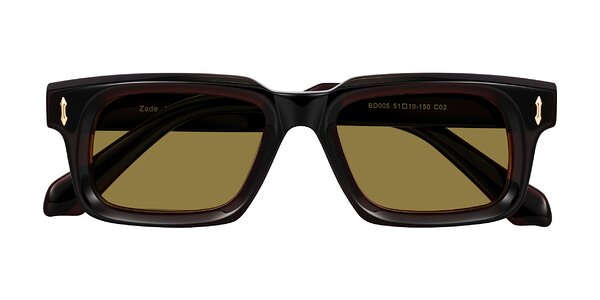 Front of Zade in Translucent Brown
