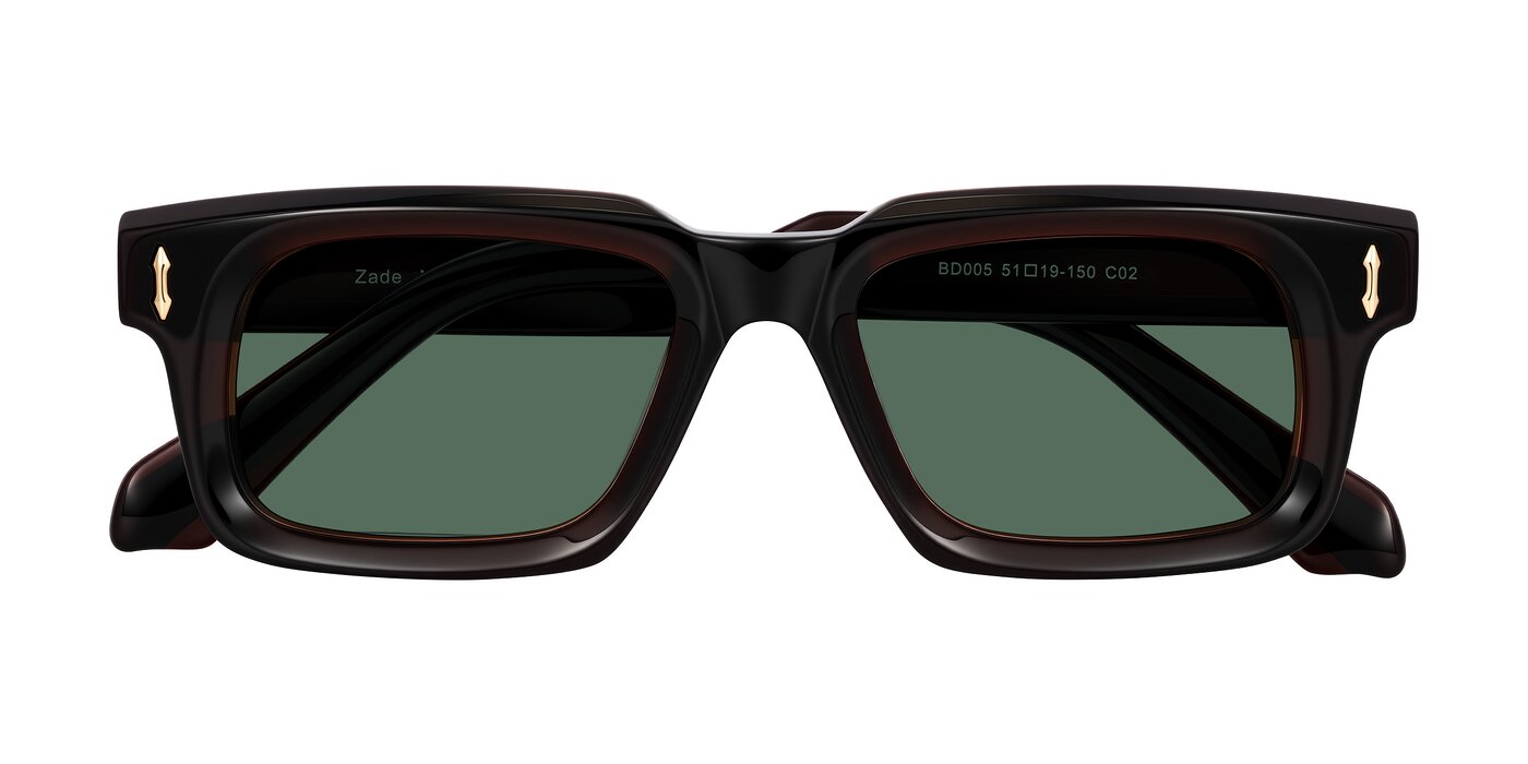 Zade - Translucent Brown Polarized Sunglasses