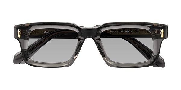 Front of Zade in Translucent Gray