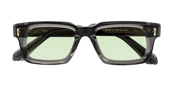 Front of Zade in Translucent Gray