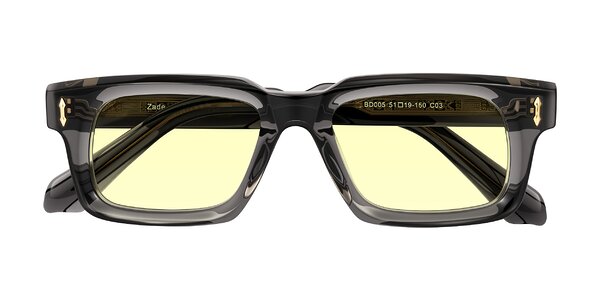 Front of Zade in Translucent Gray