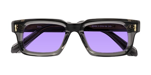 Front of Zade in Translucent Gray