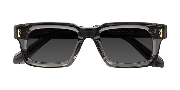Front of Zade in Translucent Gray