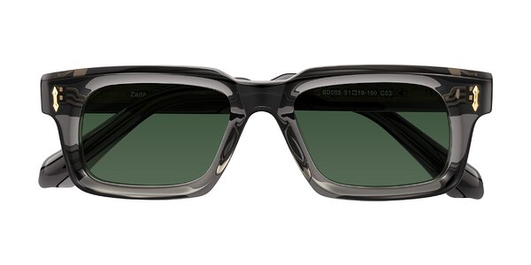 Front of Zade in Translucent Gray