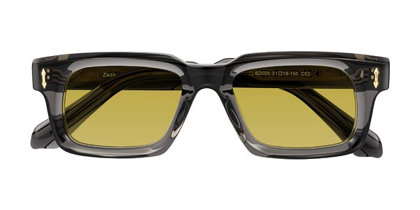 Front of Zade in Translucent Gray