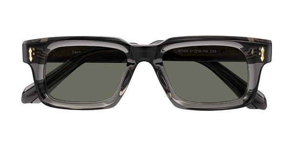 Front of Zade in Translucent Gray