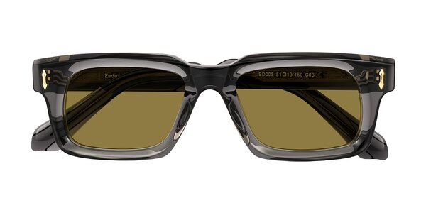 Front of Zade in Translucent Gray