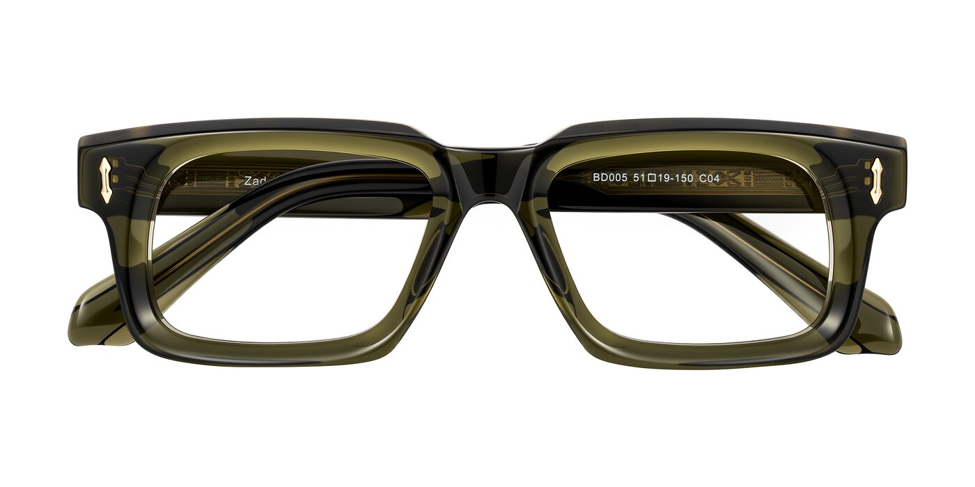 Zade - Translucent Green Reading Glasses