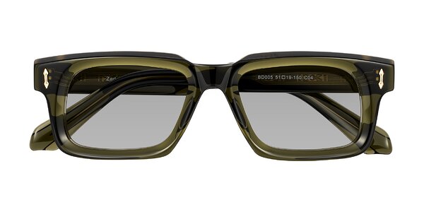 Front of Zade in Translucent Green