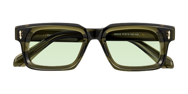 Front of Zade in Translucent Green