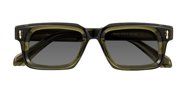 Front of Zade in Translucent Green