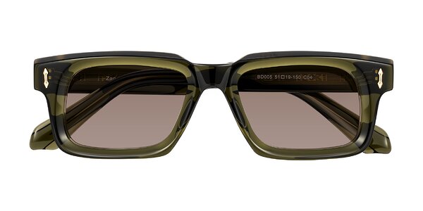 Front of Zade in Translucent Green