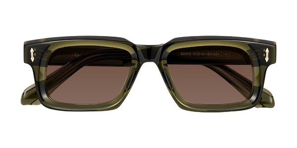 Front of Zade in Translucent Green