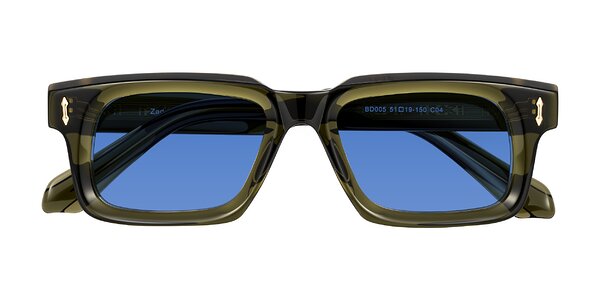 Front of Zade in Translucent Green
