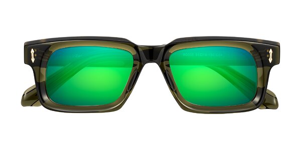 Front of Zade in Translucent Green