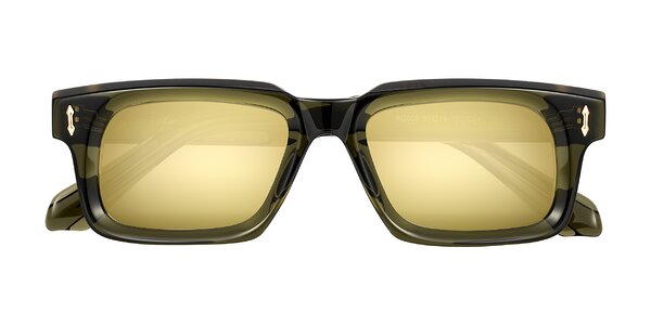 Front of Zade in Translucent Green