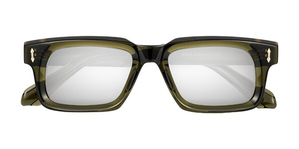 Front of Zade in Translucent Green