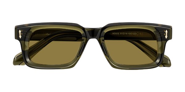 Front of Zade in Translucent Green