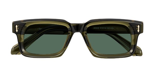 Front of Zade in Translucent Green