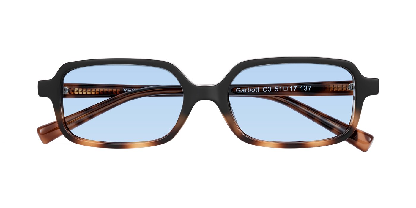 Garbott - Black/Tortoise Tinted Sunglasses