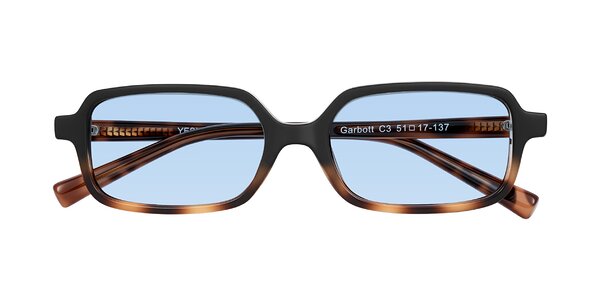 Front of Garbott in Black/Tortoise