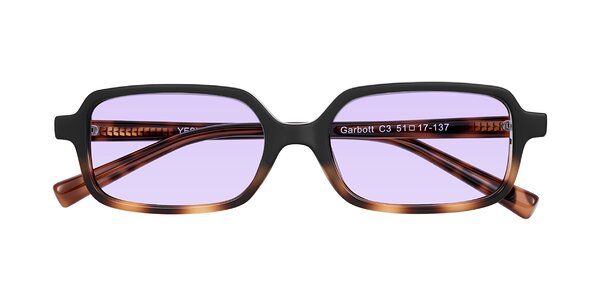 Front of Garbott in Black/Tortoise
