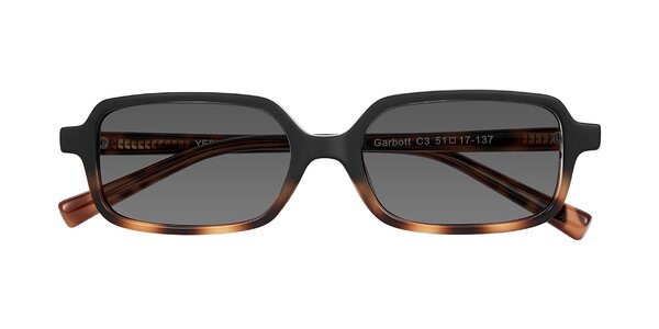 Front of Garbott in Black/Tortoise