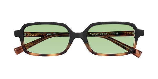 Front of Garbott in Black/Tortoise