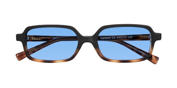 Front of Garbott in Black/Tortoise