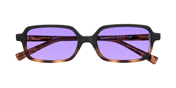 Front of Garbott in Black/Tortoise