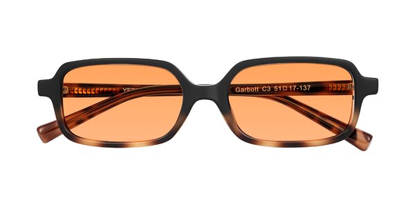 Front of Garbott in Black/Tortoise