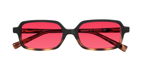 Front of Garbott in Black/Tortoise