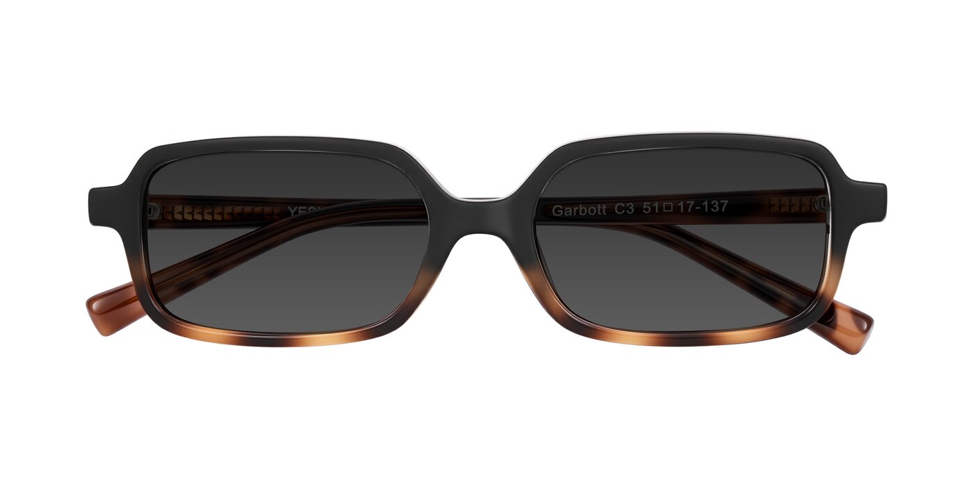 Garbott - Black/Tortoise Tinted Sunglasses